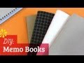 DIY Memo Notebooks | Saddle Stitch Bookbinding Tutorial | Sea Lemon