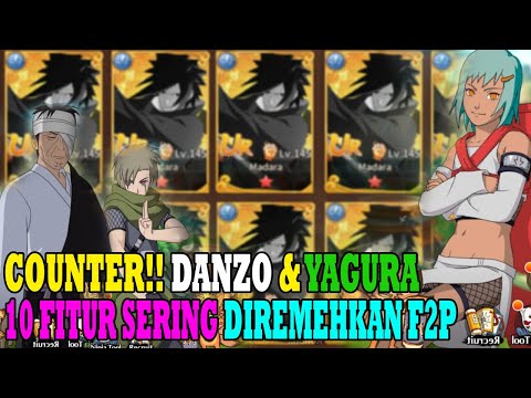 CARA COUNTER DANZO & YAGURA FITUR SERING DIREMEHKAN F2P GAME PRIVATE NARUTO | NINJA WAR | CHRONICLES