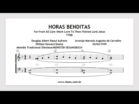 TTBB 0119 00 HORAS BENDITAS QUARTETO MIDI