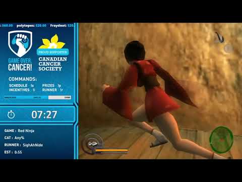 Game Over, Cancer! 2020 [F] - Red Ninja (Any%) [SighAhNide] 53:44