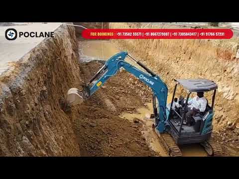 Best mini excavator in India — Poclane PLX39U HD