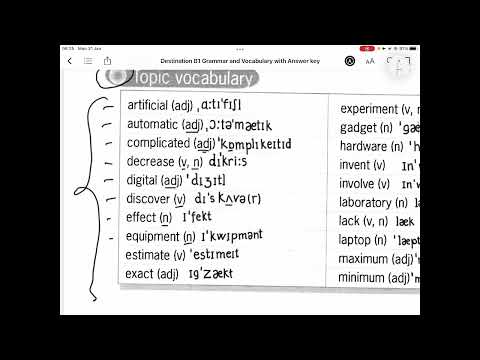 Destination B1 Unit 18 Inventions and Discoveries