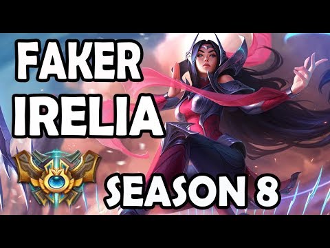 SKT FAKER plays IRELIA MID vs CASSIOPEIA - Ranked Challenger Korea