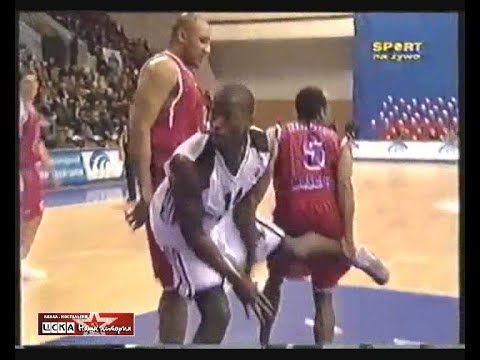 2002 CSKA (Moscow) - WKS Slask Wroclaw (Poland) 73-45 Men Basketball EuroLeague, full match
