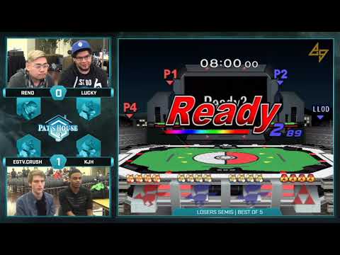 EGtv.Crush & KJH vs. Lucky & Reno | SSBM Doubles LSF | PH3