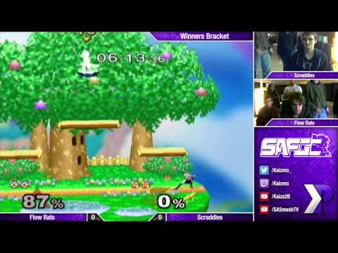 SAFGC R1 - Flow Rats (Sheik) vs Scraddles (Fox) - SSBM