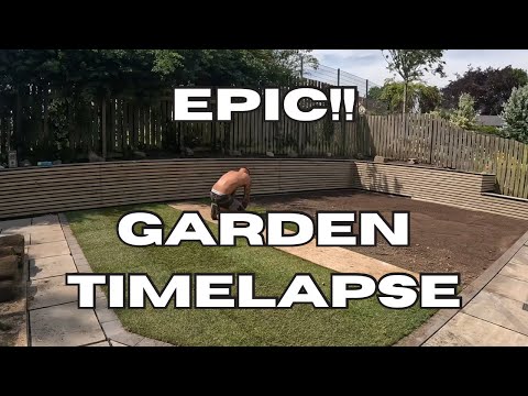 Epic Garden Transformation Timelapse