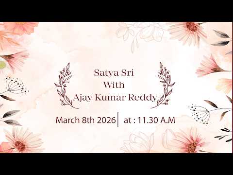 Satya Sri With Ajay Kumar Reddy