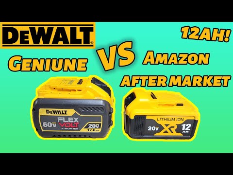 DeWalt vs Amazon Batteries #amazon #lifehacks #dewalttools #construction  #homedepot