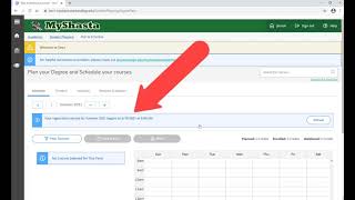 MyShasta: Student Planning - View Registration Date