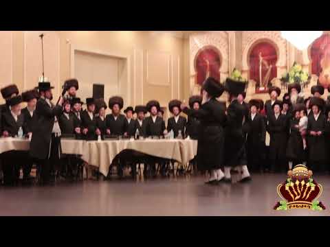 Vien Rebbe Dances Mitzvah Tantz At His Granddaughters Wedding  Adar II 5784