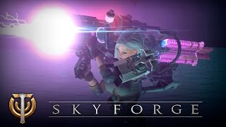 Skyforge - Gunner Class Training Gameplay - Open Beta - F2P - RU(EN)