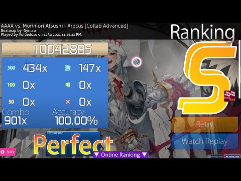 AAAA vs, Morimori Atsushi - Xrocus [Collab Advanced] HR SS [3.36*, 55pp]