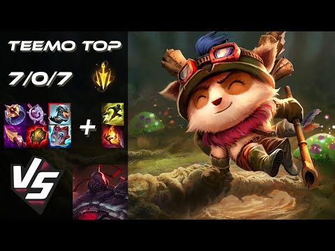 TOP Teemo vs Sion - NA Grandmaster Patch 25.18