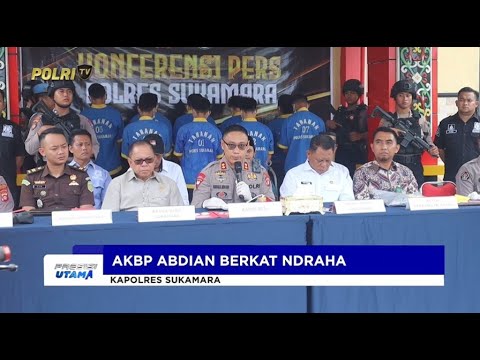 POLRES SUKAMARA UNGKAP BERBAGAI KASUS DALAM PELAKSANAAN OPERASI PEKAT