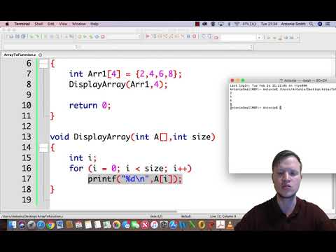 25 C Programming Array To Function