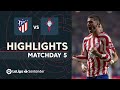 Highlights Atletico Madrid vs RC Celta (4-1)