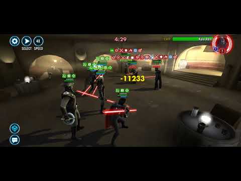 Grand Inquisitor datacron obliterates SLKR in under a minute. GAC SWGOH