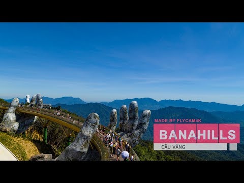 Cầu Vàng - Bà Nà Hill - Đà Nẵng | Cảnh Đẹp VIỆT NAM | Flycam 4k
