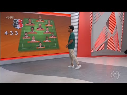 💥Globo Esporte PE SANTA CRUZ - Marcelo Cabo quer neutralizar ataque do Náutico