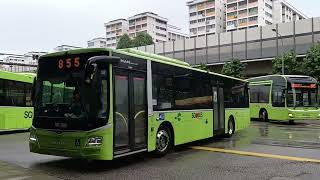 (TTS) SMB44J & SG1763M On Service 855 Outside Yishun Interchange