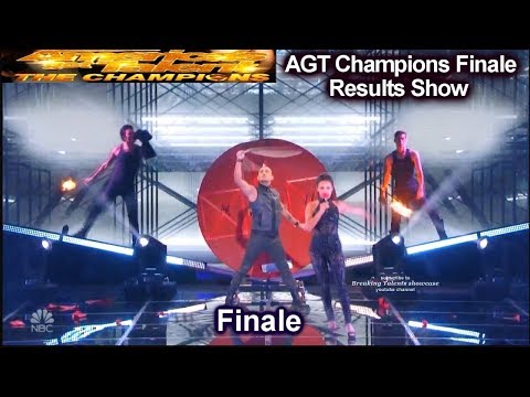 Brian Justin Crum Cristina Ramos Deadly Games “Show Must Go On” | Champions Finale Results AGT