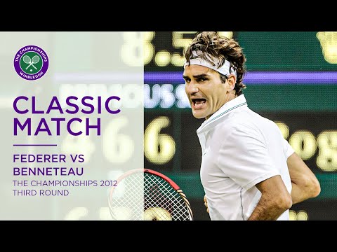 Roger Federer vs Julien Benneteau | Wimbledon 2012 third round | Full Match