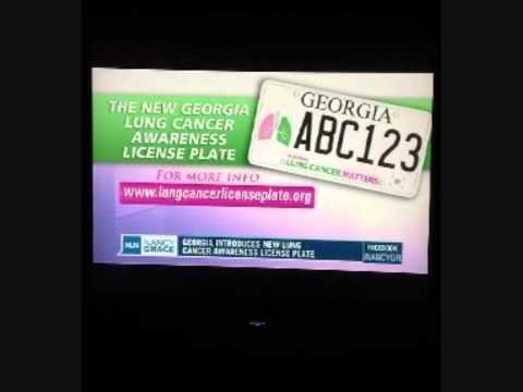 Nancy Grace:  Georgia Lung Cancer Awareness License Plate Promo