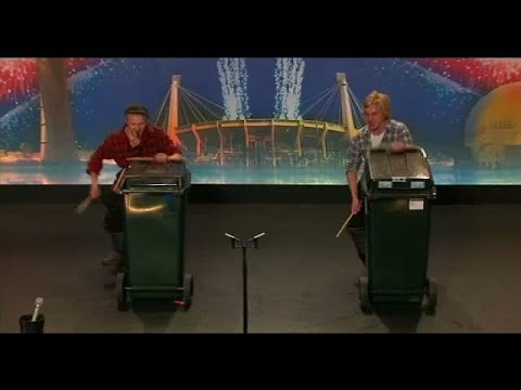 Här spelar de på soptunnor - Talang (TV4)