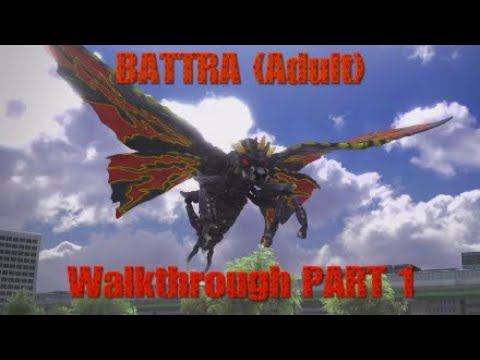 GODZILLA PS4: Battra (Adult) Walkthrough PART 1 | CarlosTnT_OwO