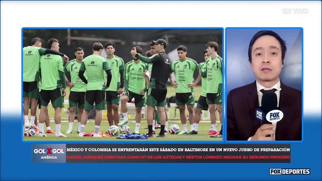 MÉXICO VS COLOMBIA | Rafa Márquez debuta ante la selección de Néstor Lorenzo | GolXGol
