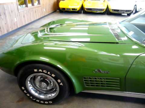1972 Elkhart Green LT1 Corvette Stingray Video