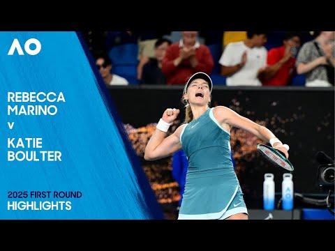 Rebecca Marino v Katie Boulter Highlights | Australian Open 2025 First Round