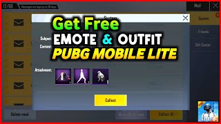 How To Get Free Emotes In Pubg Mobile Lite 🔥 | How To Get Free Outfits In Pubg Mobile Lite | 2021