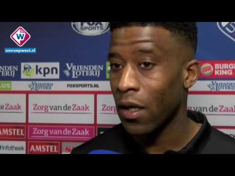 Reactie ADO Den Haag-speler Guyon Fernandez na het duel tegen FC Utrecht