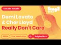 Really Don't Care (Acoustic Karaoke) Demi ...