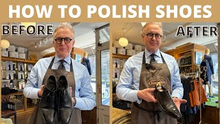 How to polish shoes