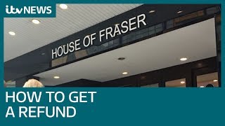 House of Fraser apologises after cancelling all on