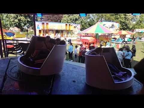 Paybox view. Nathan Dobson waltzer. O+S 1933. Dobson's funfair.