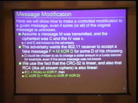 Black Hat USA 2001 - Breaking 802.11 WEP