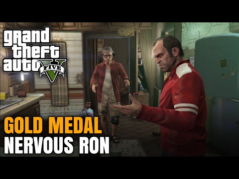 GTA 5 - Mission #19 - Nervous Ron [100% Gold MedalWalkthrough]