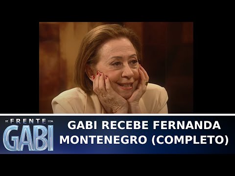 De Frente com Gabi - Fernanda Montenegro (21/12/2003) | SBT Vídeos