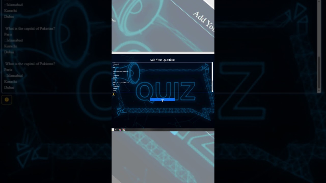 Quiz App | #coding #webdesign #javascript #programming #github #webdevelopment #css #100daysofcode