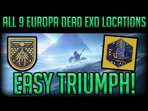 All 9 Dead Exo Locations Fast Triumph | Destiny 2