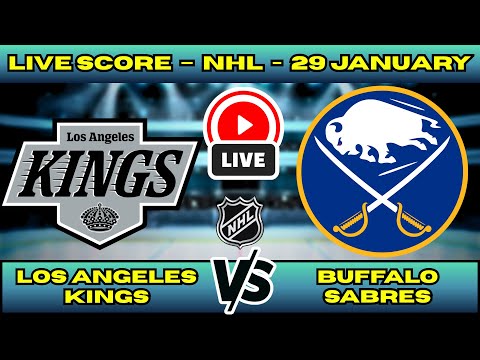 🔴 LIVE: LA Kings at Buffalo Sabres | NHL Scoreboard | Jan 29 | Thompson vs Kopitar Duel
