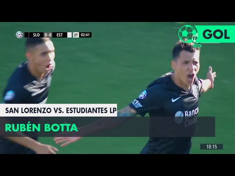 Rubén Botta (1-0) San Lorenzo vs Estudiantes LP | Fecha 15 - Superliga Argentina 2018/2019