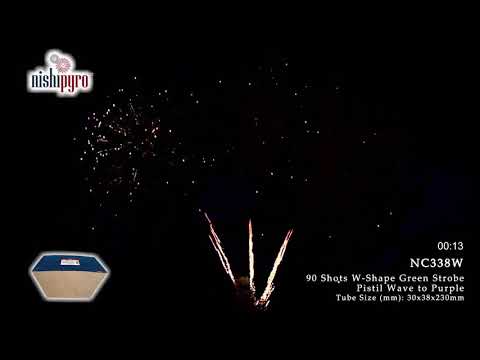 NC338W - Green Strobe Waves