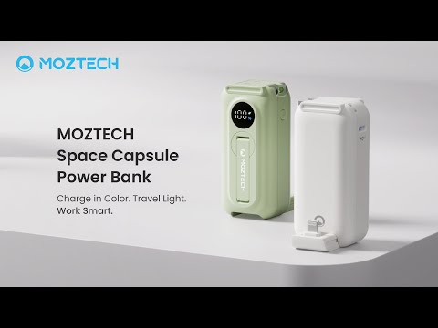 MOZTECH® SPACE CAPSULE POWER BANK