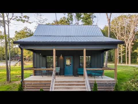 Rustic Beautiful Sparks Fly Custom-built Cabin in Arkansas