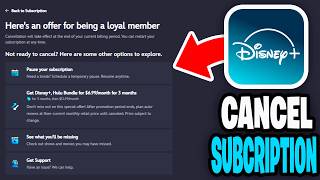 How To Cancel Disney Plus Subscription! - Tutorial